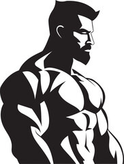 PowerPro Black Fitness Icon Element IronInspire Vector Fitness Logo Design