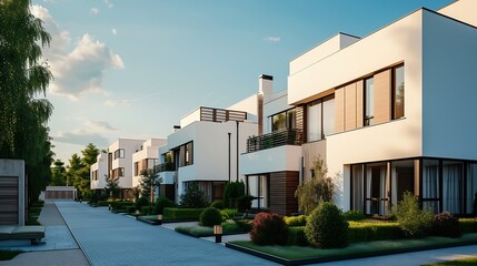 Generative AI : Modern homes and Town houses.