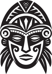 Cherubic Cheer Vector Toddler Face in Black Angelic Aura Black Toddler Face Icon