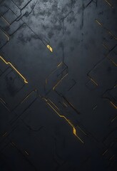 A background textured surface with dark grey tones and hints of gold color