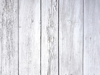 Background white wooden vertical planks board texture.