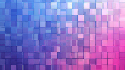 Fototapeta premium Digital Dusk: Blue and Purple Pixel Art Gradient