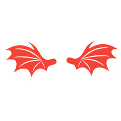 red dragon wing vector