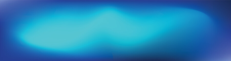 Soft gradient background, merging blue in fluid blur. Light neon texture for vibrant, abstract look. Flat vector illustration isolated on white background.