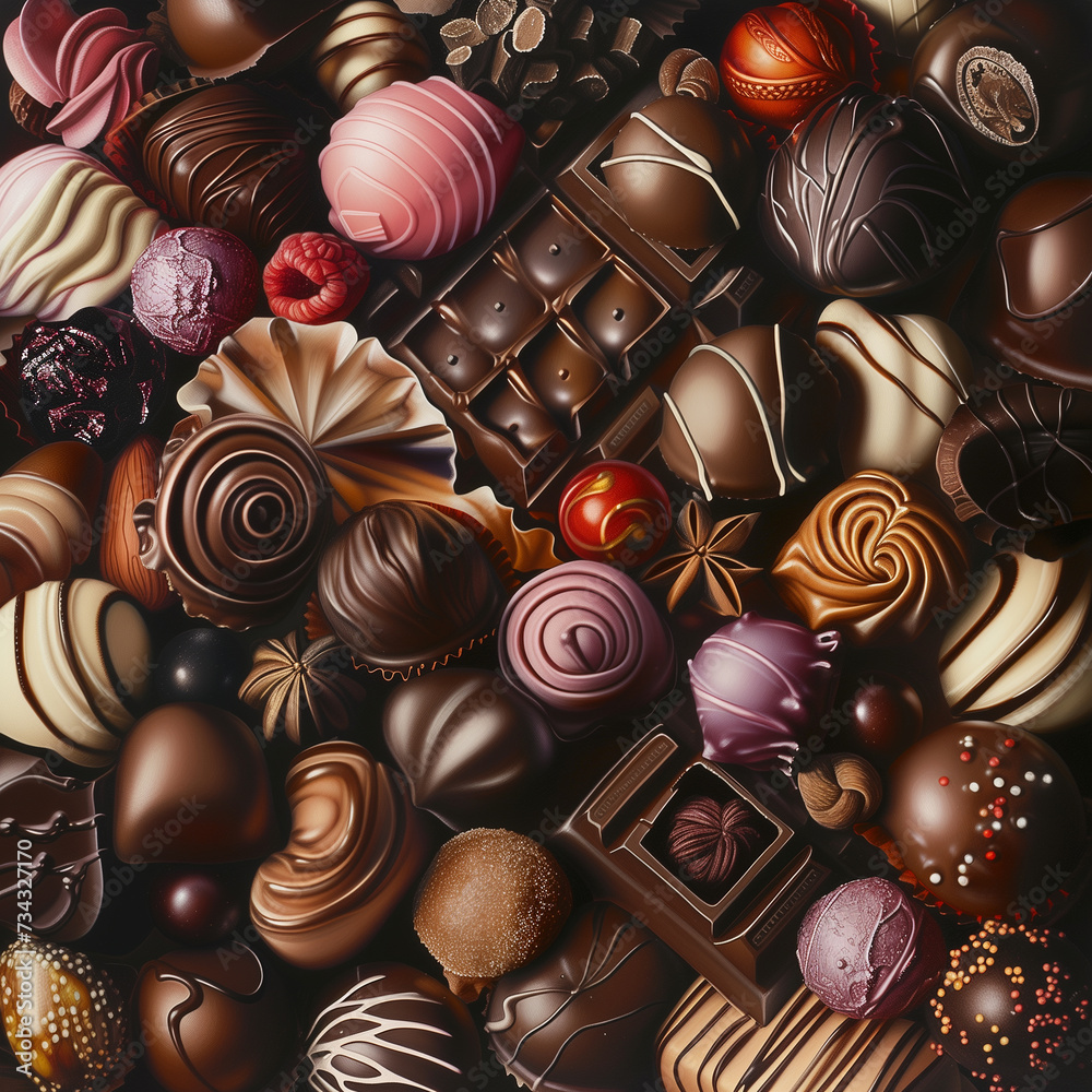 Wall mural easter, chocolate, holiday, rabbit, sweet, love, pleasure