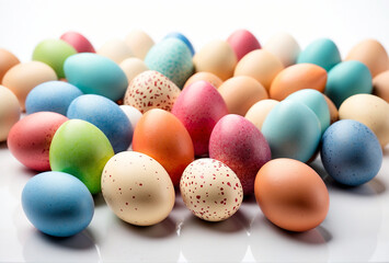 Fototapeta na wymiar easter eggs isolated on white background