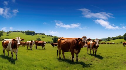 farm brown cows