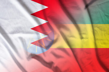 Bahrain and Ethiopia government flag international contract ETH BHR
