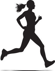 Fototapeta na wymiar Stride by Stride Women Empowered Through Running