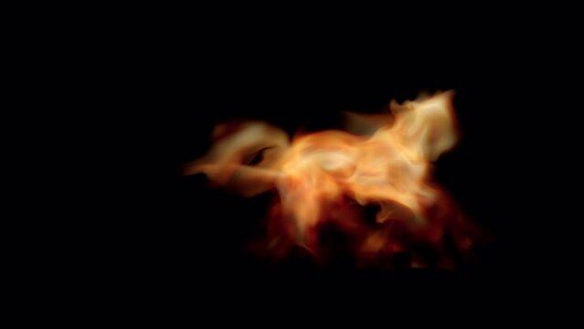Ghostly Fire Horse On Alpha Loop.
A fiery ghost horse galloping on a transparent alpha channel background in a seamless loop.