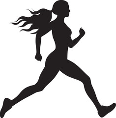 Fototapeta na wymiar From Start to Finish Line Womens Running Tales of Triumph
