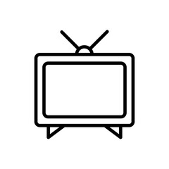 Tv icon vector. television icon vector