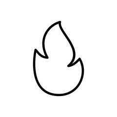 Fire icon vector. fire vector icon