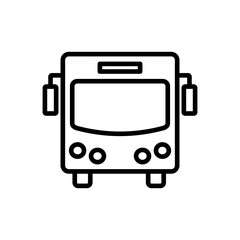 Bus icon vector. bus vector icon