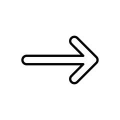 Obraz premium Arrow icon vector. Arrow symbol. Arrow sign for your web design.