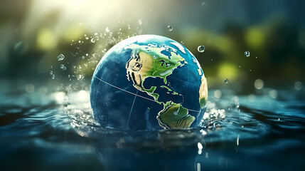 Obraz na płótnie Canvas World Water Day realities and ecosystems