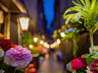 Florist background with copy space