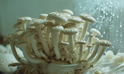 White Shimeji mushrooms, Shimeji mushroom, Shimeji mushroom
