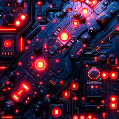 Obraz premium digital abstract freameless patterns, ai generated