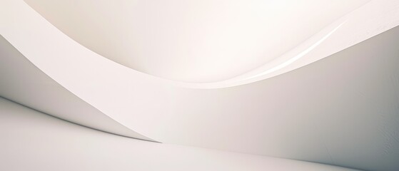 Sleek White Curves of Contemporary Architecture