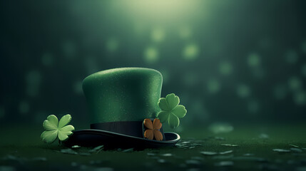 Obraz na płótnie Canvas Happy St. Patrick's Day background holiday illustration
