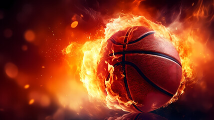Fototapeta premium Basketball illustration, sport concept