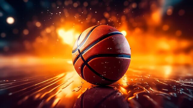 Basketball illustration, sport concept