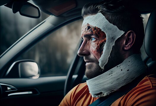 Personal injury concept. Generative AI