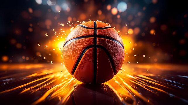 Basketball illustration, sport concept