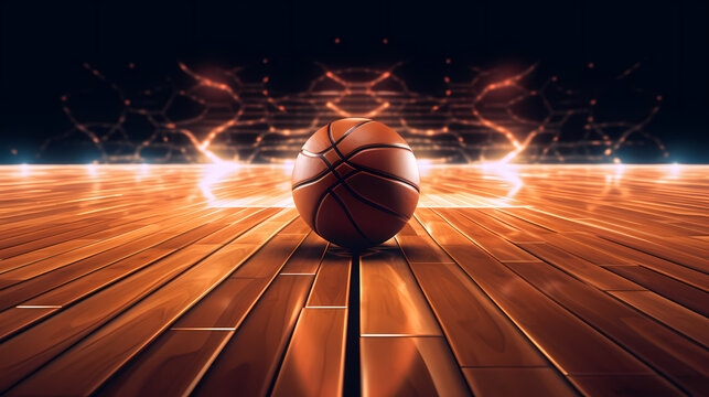 Basketball illustration, sport concept