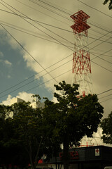 Obraz premium radio tower in mexico