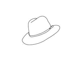 Hats Single Line Drawing Ai, EPS, SVG, PNG, JPG zip file
