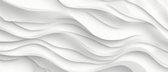 Elegant White Wavy Texture for Modern Design - obrazy, fototapety, plakaty