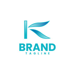 abstract letter k logo