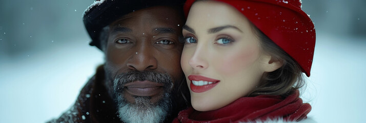 Obraz premium Interracial Couple