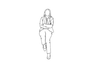 woman, Girl Dresses, Clothing Single Line Drawing Ai, EPS, SVG, PNG, JPG zip file