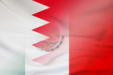 Bahrain and Mexico government flag international negotiation MEX BHR