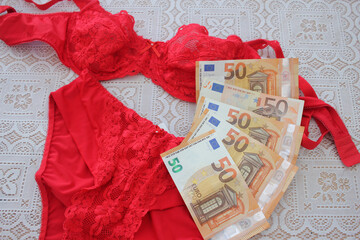 the money we spend in lingerie