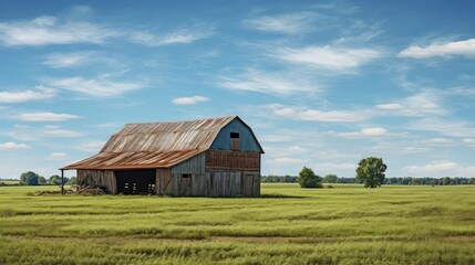 Obraz premium materials pole barn