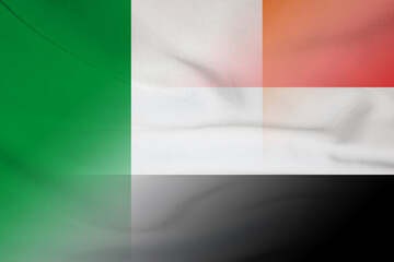 Ireland and Yemen government flag international relations YEM IRL
