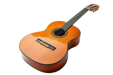 Obraz premium acoustic guitar isolated on transparent and white background.PNG image 