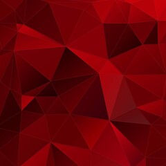 Red Geometric Background