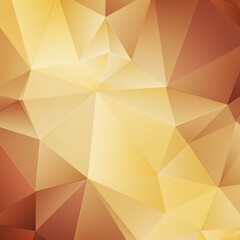 Fototapeta premium Yellow Polygonal Background