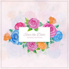 Floral Wedding Background