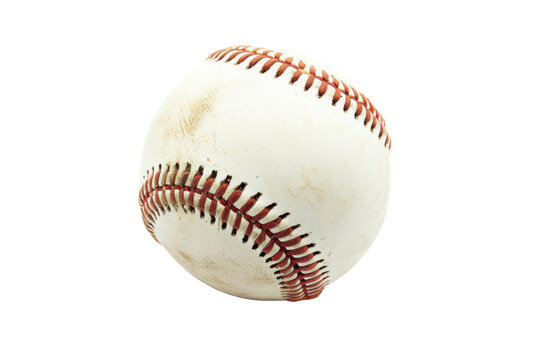 Baseball isolated on transparent and white background.PNG image	