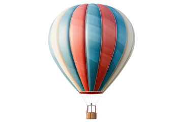 Fototapeta premium air balloon isolated on transparent and white background.PNG image