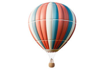 Naklejka premium air balloon isolated on transparent and white background.PNG image