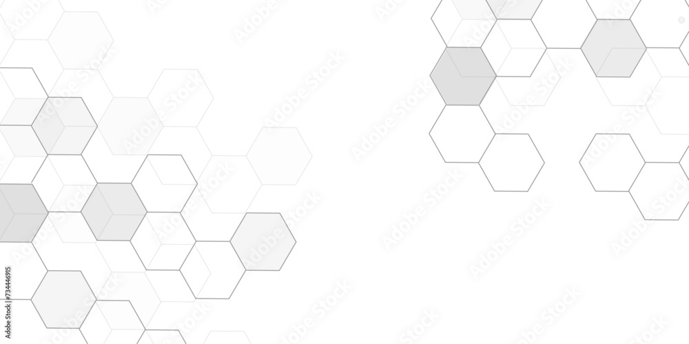 Poster vectors geometric abstract background with simple hexagon elements. vector illustration for medicine