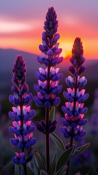 purple flowers sunset background nature magazine oregon princess clover
