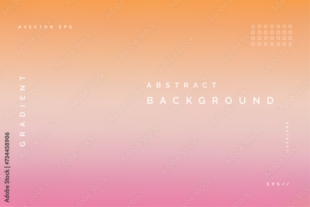 Wall mural Summer Gradient Abstract Vector Background Template